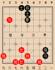 马炮类杀法定式一