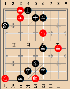 短兵相接 和棋