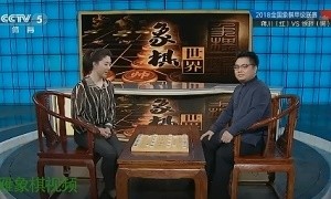 3月23日象棋世界，蒋川、刘君讲解了2018年全国象甲联赛第23轮蒋川与徐超的对局