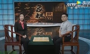 5月25日象棋世界栏目，刘君、蒋川讲解了2019年全国象棋团体赛王天一与许国义的对局