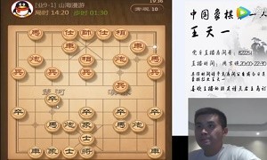 2019年11月13日王天一直播，与陈钊、师雪吟等进行了对弈