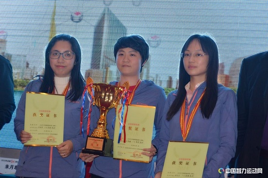 2018年全国象棋团体赛女子组广东队夺冠