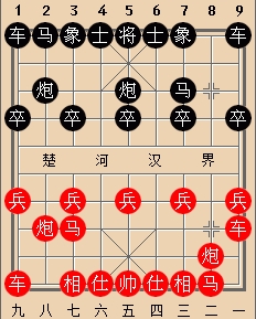 象棋冷门布局之炮二退一