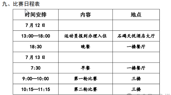 第八届元朗荣华杯象棋公开赛比赛时间安排